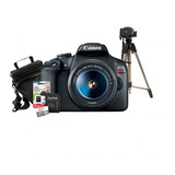 Kit Canon T7+ Plus Com Pino Central + Bolsa + 32gb + Tripé