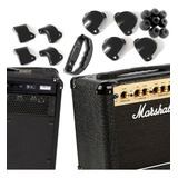 Kit Cantoneira Angular Canto Arredondado Alça E Pezinho P/ Amplificadores Cubo Case Cabeçotes Meteoro Borne Mackintec 