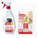 Kit Cão Educador Sanitario Stop Dog 500ml + Pipi Stop 20ml