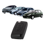 Kit Capa Chave Telecomando Peugeot 307 C4 C/ 2 Botões