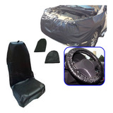 Kit Capa De Proteção P/ Manutenção Em Carro P/ Mecânico 5 Pç