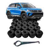 Kit Capa Tampa Parafuso Roda Novo Volkswagen Taos 2021 2022