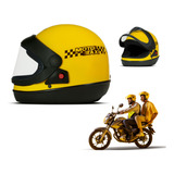 Kit Capacete Moto Taxo Uber 99 Sport Moto Integral Fechado
