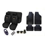 Kit Capas Bancos Tapete Pedaleira Volante Corsa Sedan 2005
