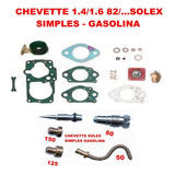 Kit Carburador Chevette 1.4/1.6 Gasolina Solex Simples Comp