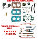 Kit Carburador Weber 495 Tldz Gol/voyage/parati 1.8 Alcool