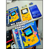 Kit Carcaça + Caixa Para Gameboy Color, Acompanha Botões!