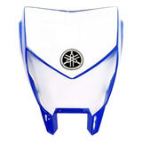 Kit Carenagem Do Farol Xtz 250 Lander 2014 Azul Com Adesivo