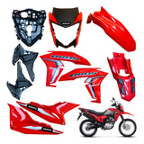 Kit Carenagem Nxr Bros 160 2022 Até 2024 Completo Novo