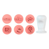 Kit Carimbos Formatura Blue Star Marcar Docinho Cor Rosa