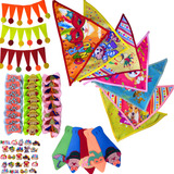Kit Carnaval Pet 300 Laços E Gravatas Gargantilhas E Bananas