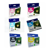 Kit Cartucho Epson 82 82n - 6 Cores Cmyk-cl-ml - T50