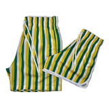 Kit Casal Brasil Torcedor Copa Seleção Brasileira Mozao Shor