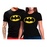 Kit Casalzinho Crush Camiseta The Batman + Feminina Rosa 