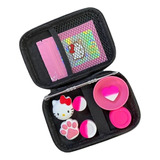 Kit Case Hello Kitty Slicks Espatula Cuia Armazenamento