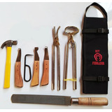 Kit Casqueamento Profissional Ferrageamento + Bolsa 