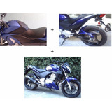 Kit Cb300 Protetor De Tanque + Paralama Traseiro + Spoiler.