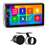 Kit Central Espelhamento Etech Light Botão Físico +camera Ré