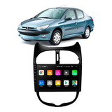 Kit Central Multimídia Android Peugeot 206 2000 A 2010 9 Pol