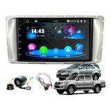 Kit Central Multimidia Mp5 Toyota Hilux 2012 A 2015 Prata