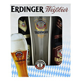 Kit Cerveja Alemã Erdinger Garrafa 500ml