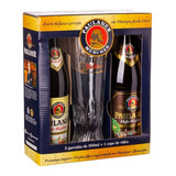 Kit Cerveja Presente 2un Weissbier+dunkel + 1 Copo Paulaner