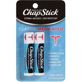 Kit Chapstick Classic Medicated Lip Balm Bastao Original Eua