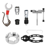 Kit Chave Bike Extrator De Corrente Raio Central Roda Livre
