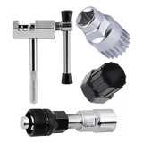 Kit Chave Bike Movimento Central Corrente Extrator Pedivela