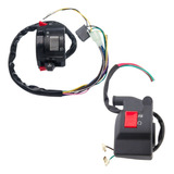 Kit Chave Punho Luz + Punho Emergencia Xtz 125 Partida Pedal