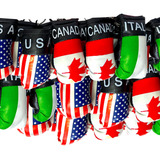 Kit Chaveiros Luvas Boxe De Países Com 12 Un.