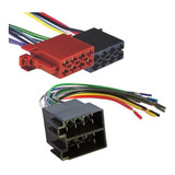 Kit Chicote 16 Vias Macho + Fêmea Plug Som Radio Universal