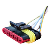 Kit Chicote Conector Lanterna Randon Guerra Librelato 5 Vias