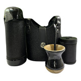 Kit Chimarrão Mateira 5 Peças Preto Glitter Luxuoso Completo
