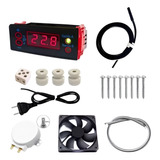 Kit Chocadeira Termostato + Motor + Ventilador + Resistência