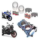 Kit Cilindro E Pistão Jogo De Aneis Yamaha R3 Mt 03 Original