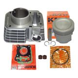 Kit Cilindro Fan 125 2009 Em Diante Std Pistão Kmp