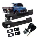 Kit Cilindro Ignição + Maçanetas Caminhão Mb 1113 1313 1513