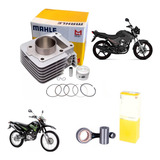 Kit Cilindro Motor Ybr/xtz 125 + Biela Metal Leve