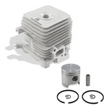 Kit Cilindro Para Roçadeira Stihl Fs55 E Bg85 Pistão Anéis