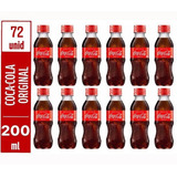 Kit Coca Cola Mini Pet Fardo 72 Refrigerante 200ml Atacado