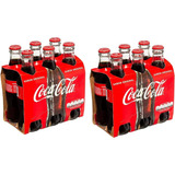 Kit Coca-cola Garrafa 250ml Vidro Pack 12 Unid Tradicional