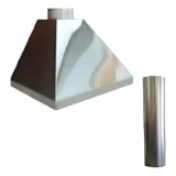 Kit Coifa Gourmet 100x60 1 Duto Para Cozinha E Área De Lazer