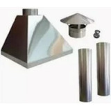 Kit Coifa Gourmet 90x60 Para Churrasqueira Em Inox 430!