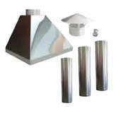 Kit Coifa Inox 304 Para Litoral 80x60, 3 Dutos Para Cozinha!