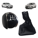 Kit Coifa Preta Bola Cromada Cronos 1.3 Drive Manual 2017 18