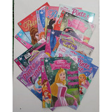 Kit Coleção 8 Revistas Princesas Disney Infantil Atividades