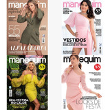 Kit Com : 4 Revistas Molde Manequim (novo)