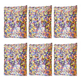 Kit Com 06 Confetes Para Diversão E Brincadeira No Carnaval