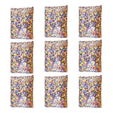 Kit Com 09 Confetes Para Diversão E Brincadeira No Carnaval